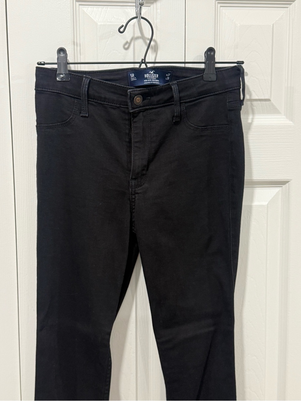 Hollister Women's Skinny Black Stretch Jeans